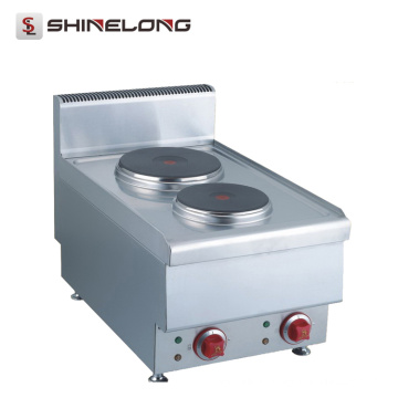 Shinelong Haute Qualité Restaurant Comptoir Mini Cuisinière 2 Burner Cuisinière Électrique